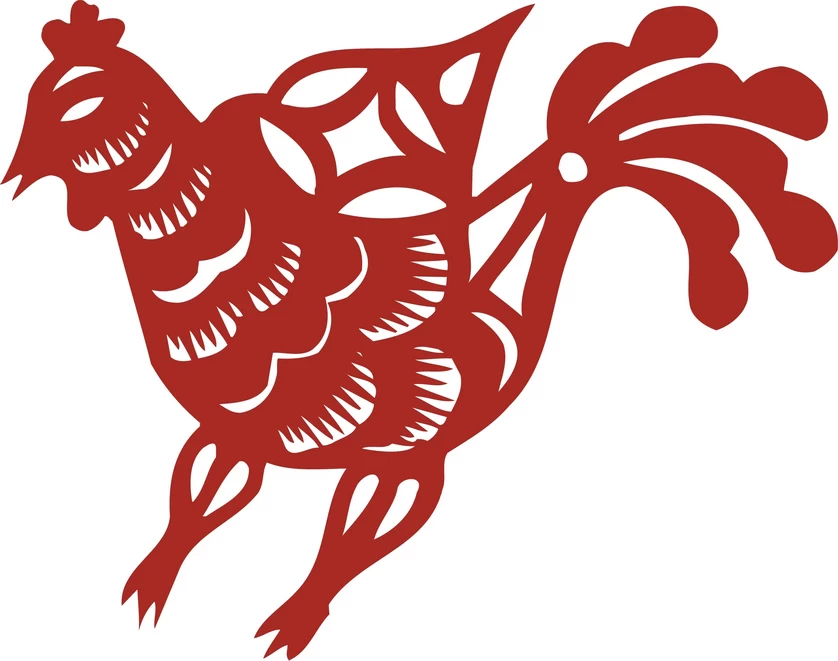 中国风中式传统喜庆民俗人物动物窗花剪纸插画边框AI矢量PNG素材【821】